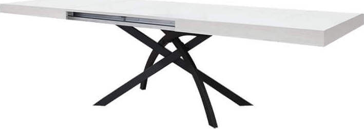 RHEA---tavolo-da-pranzo-allungabile-cm-90-x-140/180/220-x-77-h-Bianco-Milani-Home