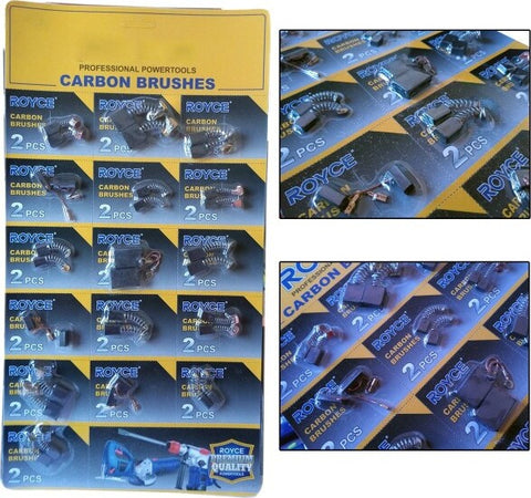 Ricambi-Spazzole-16-Coppie-Spazzole-Per-Trapano-Seghetto-Martello-Elettrico