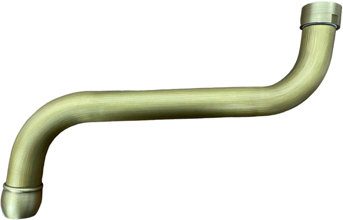 Ricambio per rubinetto canna bronzata a "S" cm 25 attacco 3/4