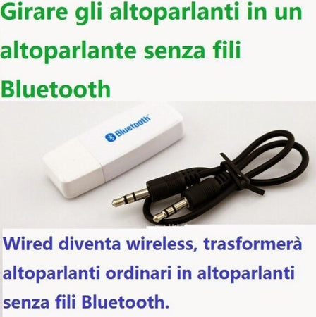 Ricevitore Audio Musica Wireless Bluetooth Usb Stereo Per Smartphone Tablet E Pc Elettronica/Home Audio e Hi-Fi/Ricevitori e componenti/Lettori Super Audio CD Trade Shop italia - Napoli, Commerciovirtuoso.it