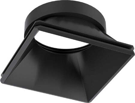 Riflettore-Quadrato-Fisso-Dynamic-Alluminio-Nero