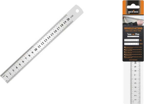 Righello-Metro-In-Acciaio-Inox-Metallo-1-Mm-A-20-Cm-Riga-Segnatura-Cm-Inch-97762