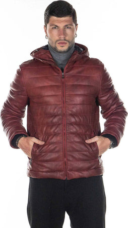 Rio---Piumino-Uomo-Bordeaux-in-vera-pelle