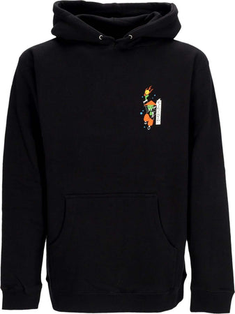 RIPNDIP-Felpa-Cappuccio-Uomo-Ryu-Hoodie-Black-da-uomo