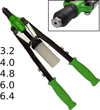 Rivettatrice Manuale 450mm 5 Testine Per Rivetti Da 3.2 4.0 4.8 6.0 6.4 Jm-2001 Casa, arredamento e bricolage > Bricolage e fai da te > Pinze e Tronchesi > Utensili Manuali Trade Shop italia - Napoli, Commerciovirtuoso.it