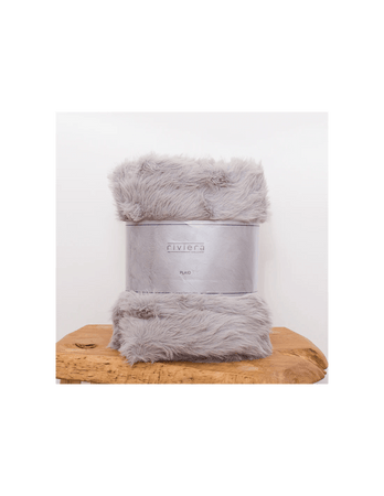 Riviera Plaid Pile Eco Pelliccia Sullivan 130x170cm. S40 - Passarelli Biancheria