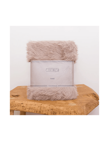 Riviera Plaid Pile Eco Pelliccia Sullivan 130x170cm. S40 - Passarelli Biancheria
