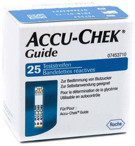 Roche accu-chek guide 25 strisce reattive