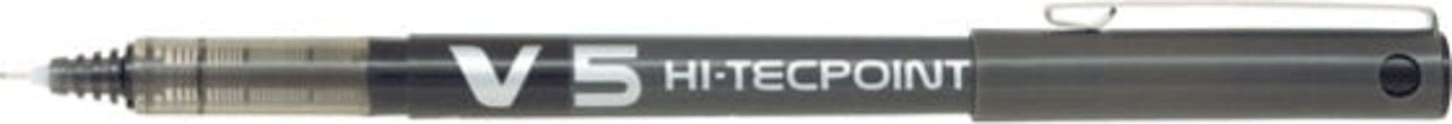 Roller Hi Tecpoint V5 - punta 0 5 mm - nero - Pilot Cancelleria e prodotti per ufficio/Penne matite scrittura e correzione/Penne e ricariche/Penne roller a inchiostro gel Eurocartuccia - Pavullo, Commerciovirtuoso.it