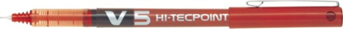 Roller Hi Tecpoint V5 - punta 0 5 mm - rosso - Pilot Cancelleria e prodotti per ufficio/Penne matite scrittura e correzione/Penne e ricariche/Penne roller a inchiostro gel Eurocartuccia - Pavullo, Commerciovirtuoso.it