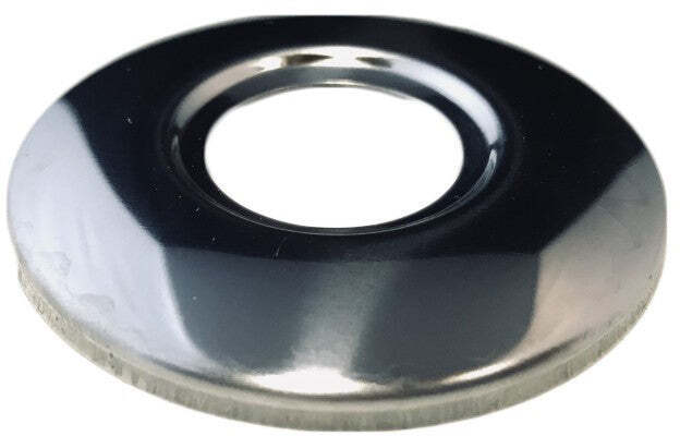 Rosetta Gigante Per Rubinetto In Ottone Cromato 1/2 diametro esterno 77 mm