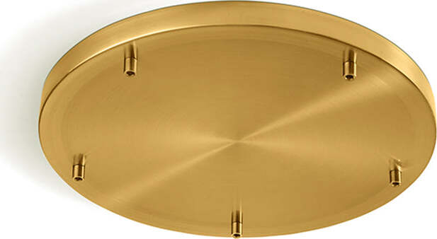 Rosone-Multicato-Metallo-Ottone-Brunito-5-Fori