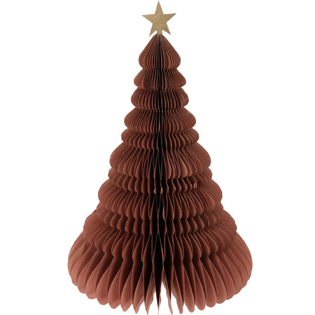 Alberello di Natale in carta, decorazione natalizia per interno, da 40 cm