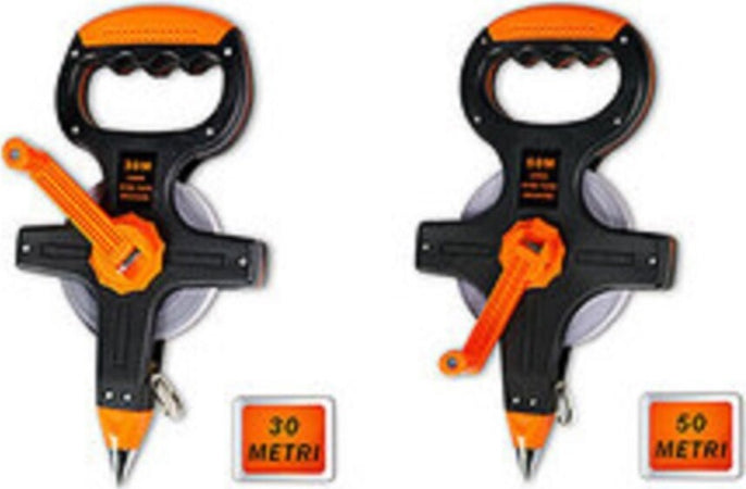 Rotella Metrica Nastro In Acciaio 30 O 50 Metri Con Picchetto Metro Per Misurare Casa, arredamento e bricolage > Bricolage e fai da te > Calibri e Misurazione Trade Shop italia - Napoli, Commerciovirtuoso.it