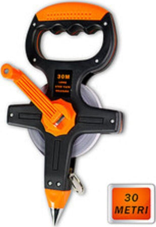 Rotella Metrica Nastro In Acciaio 30 O 50 Metri Con Picchetto Metro Per Misurare Casa, arredamento e bricolage > Bricolage e fai da te > Calibri e Misurazione Trade Shop italia - Napoli, Commerciovirtuoso.it