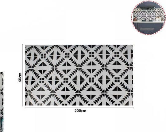 Rotolo-Adesivo-Per-Muri-Parete-Carta-Da-Parati-Adesiva-60cmx2mt-Geometrica-70867