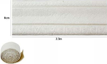 Rotolo-Carta-Adesiva-Per-Parati-Mobili-Greca-Stampa-3d-Bianca-8cm-X-2.3mt-69214