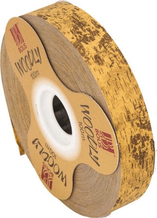 Rotolo nastro Woodly - corteccia-marrone chiaro - 24mm x 100mt - Bolis Casa e cucina/Decorazioni per interni/Addobbi e decorazioni per ricorrenze/Decorazioni natalizie/Fiocchi e nastri Eurocartuccia - Pavullo, Commerciovirtuoso.it