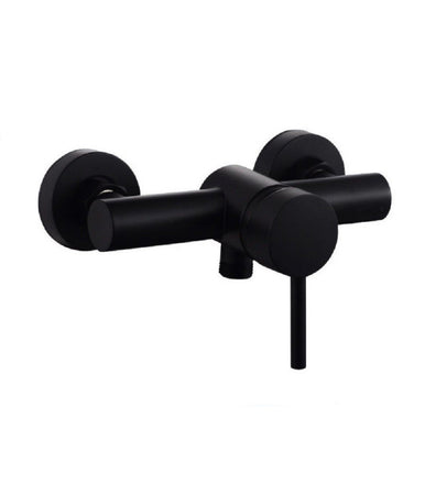 Rubinetto Bagno Moderno Nero Opaco Miscelatore Orientabile Cabina Doccia 87394