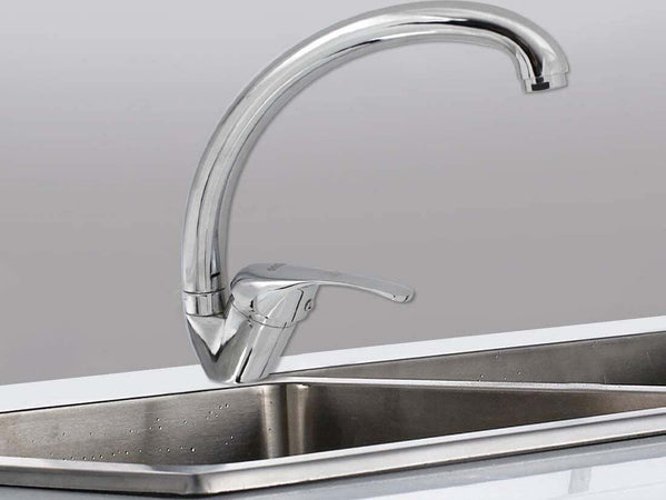 Rubinetto Cucina Lavello Monoforo Miscelatore Orientabile Cromato Satinato 79827 Fai da te/Attrezzature per cucine e bagni/Impianti per la cucina/Rubinetti da cucina/Rubinetti per lavelli da cucina Trade Shop italia - Napoli, Commerciovirtuoso.it