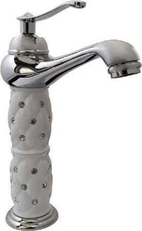 Rubinetto-Lavabo-Brillantini-Miscelatore-Bagno-Monoforo-Argento-Canna-Alta-52156
