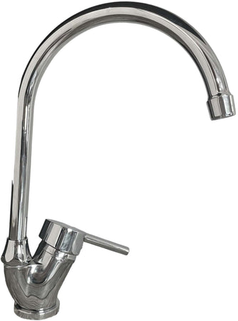 Rubinetto miscelatore con canna ombrello per cucina