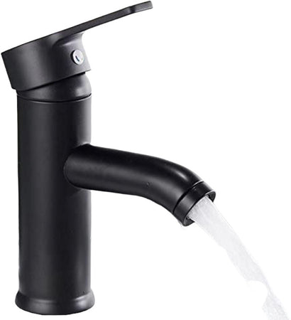 Rubinetto miscelatore da bagno lavabo nero opaco