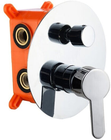 Rubinetto miscelatore doccia incasso 3 vie, 3 uscite