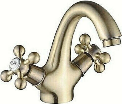 Rubinetto-Miscelatore-Lavabo-Bagno-Ottone-Dorato-Bronzo-Modello-Roma-52805a