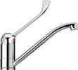 Rubinetto-Miscelatore-Lavabo-Comando-A-Gomito-Con-Leva-Lunga-Clinica-Ristorante