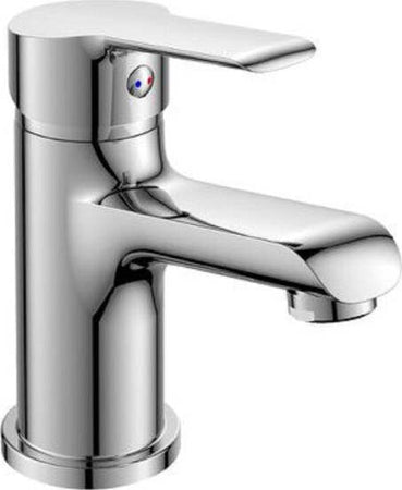 Rubinetto-Miscelatore-Monocomando-Cromato-Per-Lavabo-Lavandino-Moderno-Roll87105