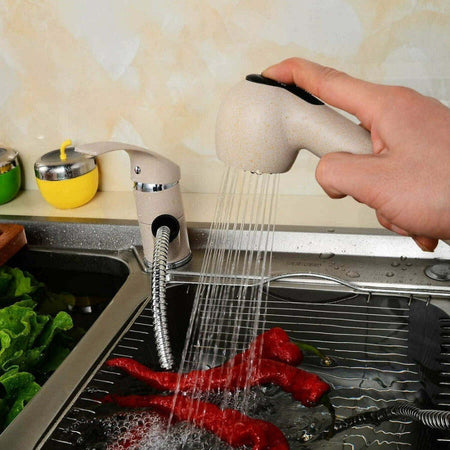 Rubinetto-Miscelatore-Monocomando-Lavello-Avena-Doccetta-Estraibile-52992