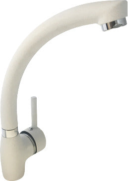 Rubinetto miscelatore Per Cucina Finitura Granito Bianco Opaco
