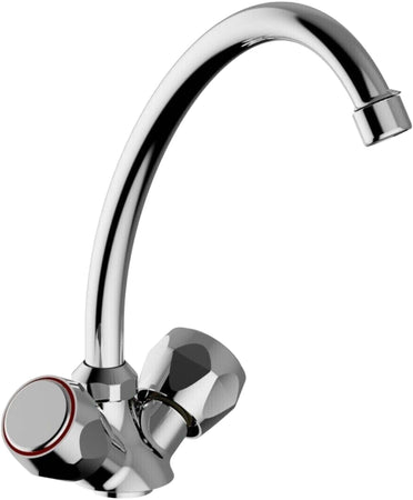 Rubinetto per cucina maniglie tonde, classico