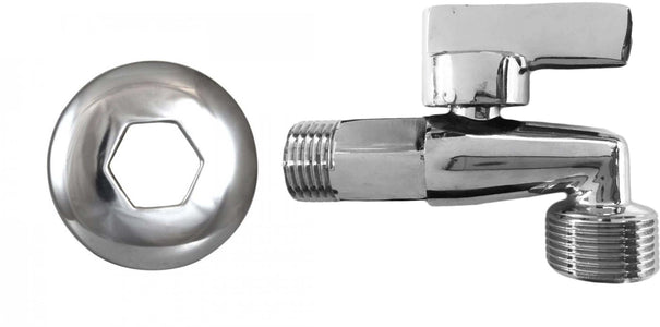 Rubinetto per lavatrice in ottone pesante, da 1/2 x ¾