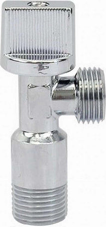 Rubinetto-Sottolavabo-Cromato-1/2-1/2-Sotto-Lavandino-8cm-Cromo-Valvola-59985