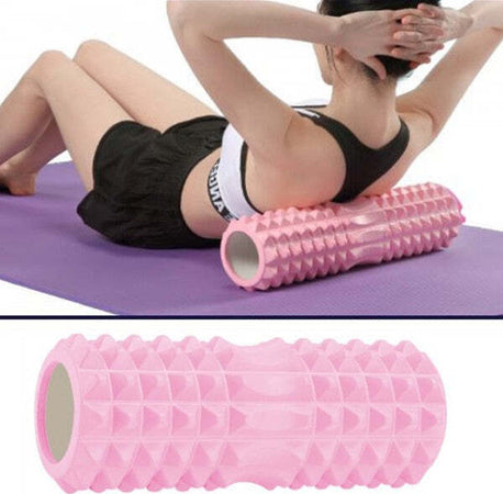 Rullo-Fitness-Pilates-Schiuma-Tubo-Esercizi-Palestra-Yoga-Massaggi-Schiena-33x13