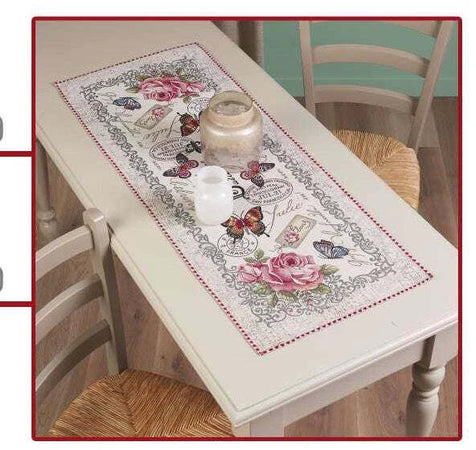 Runner BUTTERFLY in gobelin 40×100 cm – 47×140 cm – Maè – Via roma 60