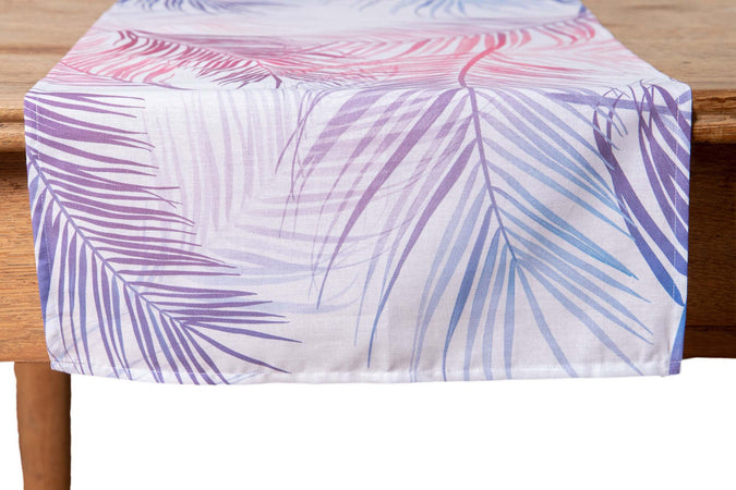 Runner Da Tavola In 100% Cotone Stampa Digitale Dai Colori Vivi Ed Intensi Lavabile In Lavatrice Made In Italy Felci Multicolor Casa e cucina/Tessili per la casa/Tessili da cucina/Runner Novilunio - Sesto San Giovanni, Commerciovirtuoso.it
