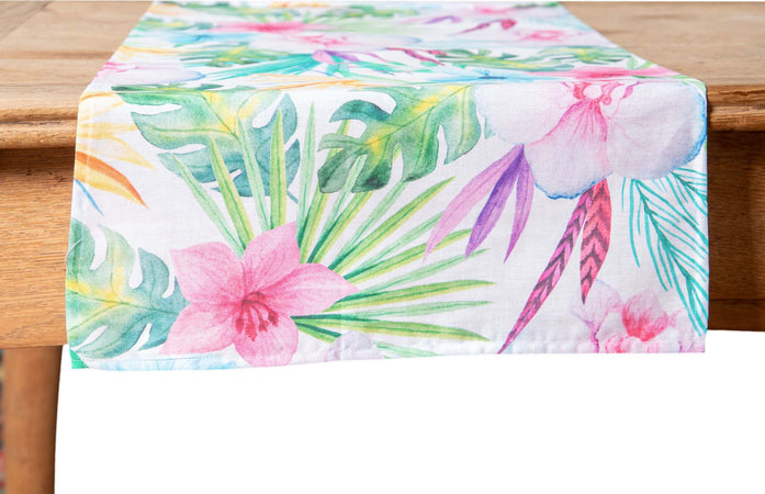 Runner Da Tavola In 100% Cotone Stampa Digitale Dai Colori Vivi Ed Intensi Lavabile In Lavatrice Made In Italy Melania Casa e cucina/Tessili per la casa/Tessili da cucina/Runner Novilunio - Sesto San Giovanni, Commerciovirtuoso.it