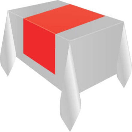 Runner-Striscia-Per-Tavolo-Tovaglia-Rossa-In-Tnt-Cm-40x400-Feste-E-Party