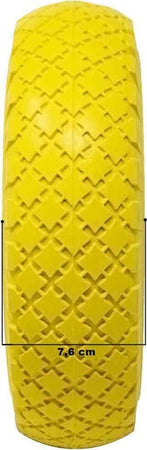 Ruota Piena Antiforatura Pu Gialla Carrello Carriola 25cm Cerchio In Plastica Casa, arredamento e bricolage > Bricolage e fai da te > Ruote Girevoli Trade Shop italia - Napoli, Commerciovirtuoso.it