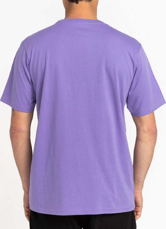 Rvca T-shirt Uomo Aster Purple Maglia Girocollo Mezze Maniche Logo Rvca Big Maglietta Rvca Aster Purple Moda/Uomo/Abbigliamento/T-shirt polo e camicie/T-shirt Snotshop - Roma, Commerciovirtuoso.it