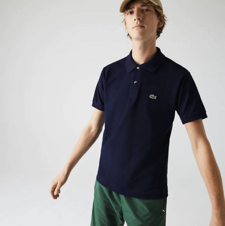 Lacoste Polo Uomo Classica Piqué Polo Tinta Unita Colletto Mezze Maniche Polo Lacoste In Petit Piqué 100% Cotone Polo Classica