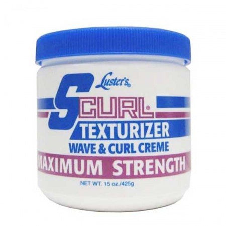 S-Curl Text Wave & Curl Creme 425 G Max Crema per Stiraggio per Capelli Afro Crema Modellante