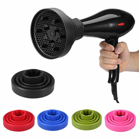 Diffusore universale per phon ASCIUGACAPELLI IN SILICONE PIEGHEVOLE DA VIAGGIO