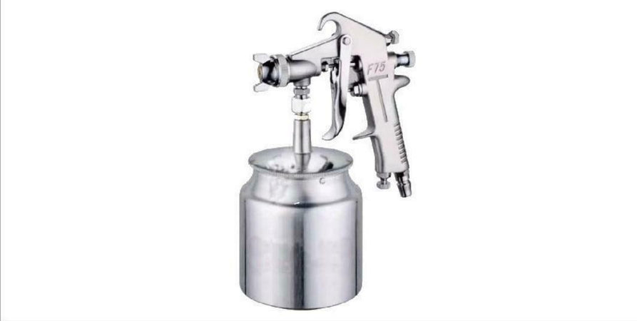 Pistola Ad Aria Compressa 750ml Aerografo Spruzzo Verniciatura Spray F75