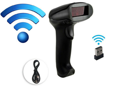 Lettore codice a barre pistola scanner codice 1D laser wireless Q-A203