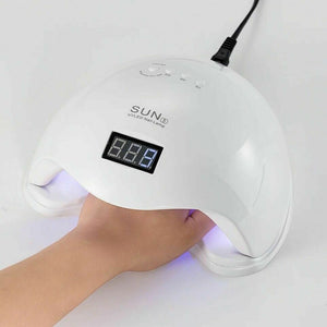 LAMPADA UV A LED PER UNGHIE FORNETTO PROFESSIONALE 48W GEL SEMIPERMANENTE SUN 5