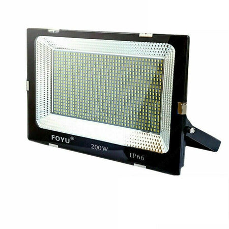 FARO FARETTO LED 200W WATT MULTI CHIP ULTRASLIM LUCE BIANCA FREDDA IP66 ESTERNO
